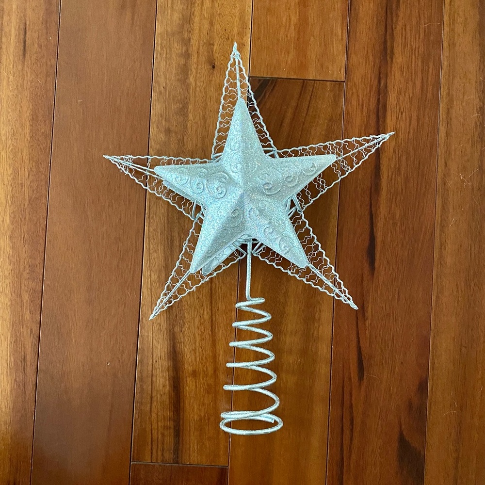 Silver Star ⭐️ Tree Topper
